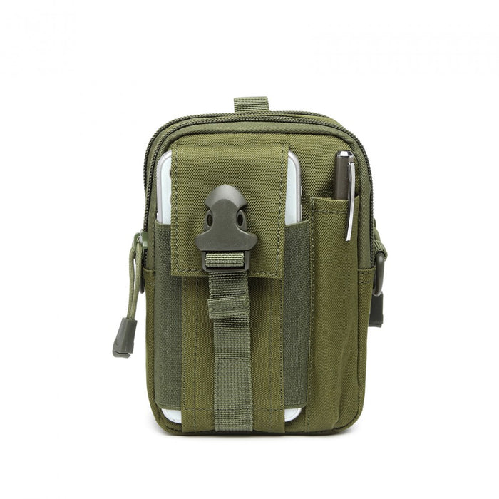 S2053 - Kono Casual Small Canvas Cross Body Bag - Green