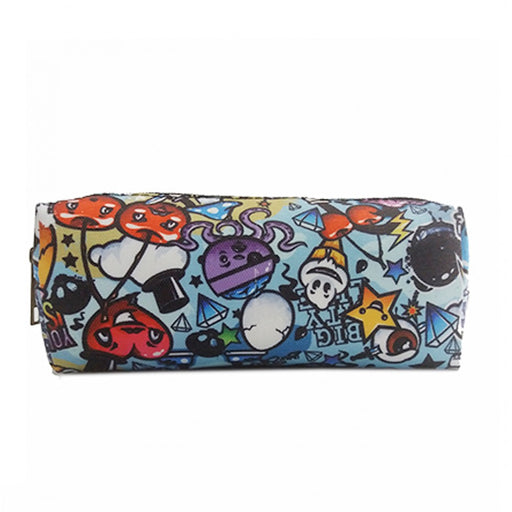 Pc - Miss Lulu Canvas Pencil Case Cartoon Graffiti - Image 1