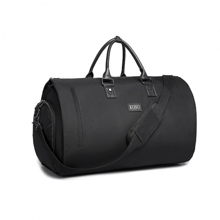 E1918 - Kono Travel Suit Garment Duffel Bag - Black