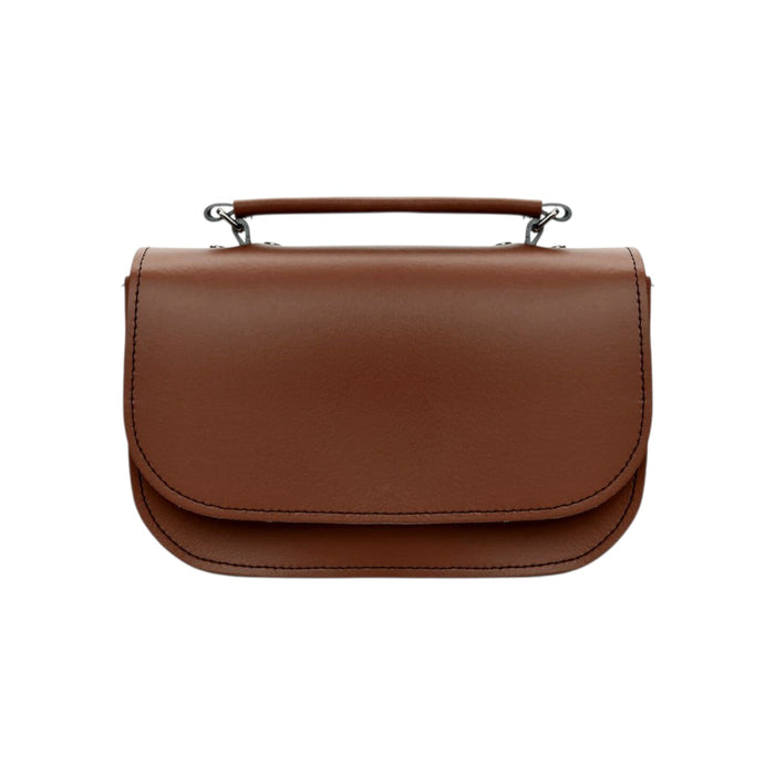 Aura Handmade Leather Bag - Chestnut