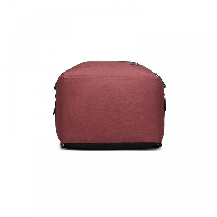 BPK2531L - Kono Multi-purpose Business Large Backpack–Fits 15.6" Laptop, Ideal for Work, Travel & Daily Commute - Burgundy