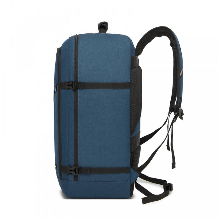 BPK2531L - Kono Multi-purpose Business Large Backpack–Fits 15.6" Laptop, Ideal for Work, Travel & Daily Commute - Navy