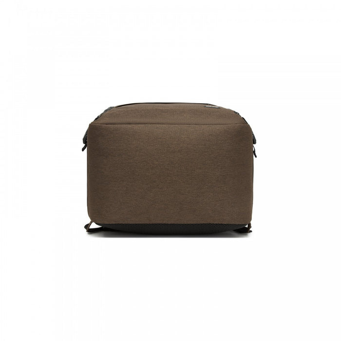 BPK2531M - Kono Multi-purpose Business Medium-sized Backpack–Fits 15.6" Laptop, Ideal for Work, Travel & Daily Commute - Brown