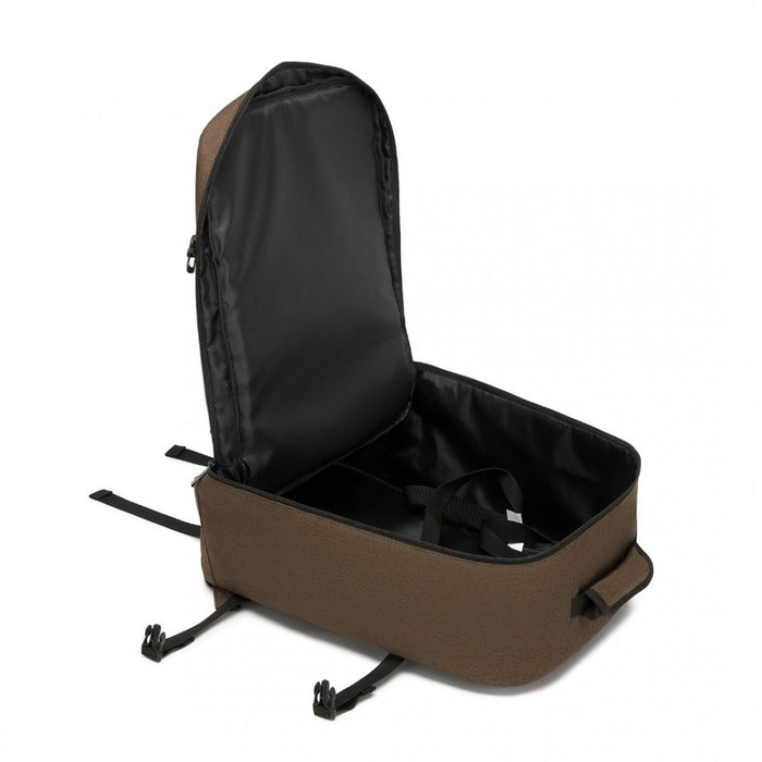 BPK2531M - Kono Multi-purpose Business Medium-sized Backpack–Fits 15.6" Laptop, Ideal for Work, Travel & Daily Commute - Brown