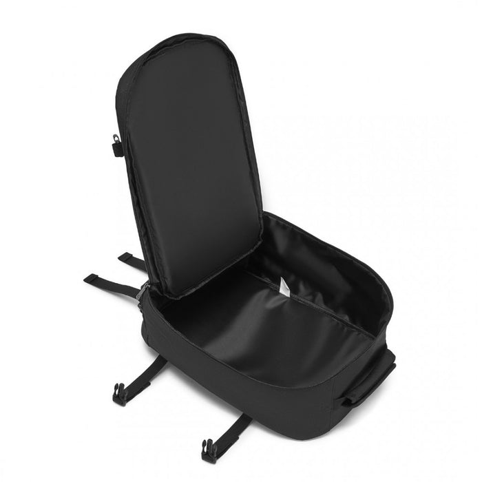 BPK2531S - Kono Multi-purpose Business Carry-On Backpack–Fits 15.6" Laptop, Ideal for Work, Travel & Daily Commute - Black