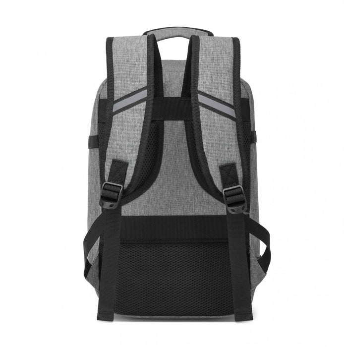 BPK2531S - Kono Multi-purpose Business Carry-On Backpack–Fits 15.6" Laptop, Ideal for Work, Travel & Daily Commute - Grey