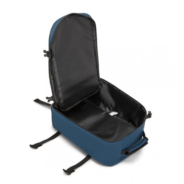 BPK2531S - Kono Multi-purpose Business Carry-On Backpack–Fits 15.6" Laptop, Ideal for Work, Travel & Daily Commute - Navy