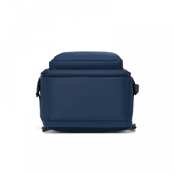 BPK2601- Kono Cabin Travel Backpack 40×20×30 cm – Water-Resistant, Multi-Compartment, Padded Laptop, Anti-Theft, Carry-On Tote - Navy