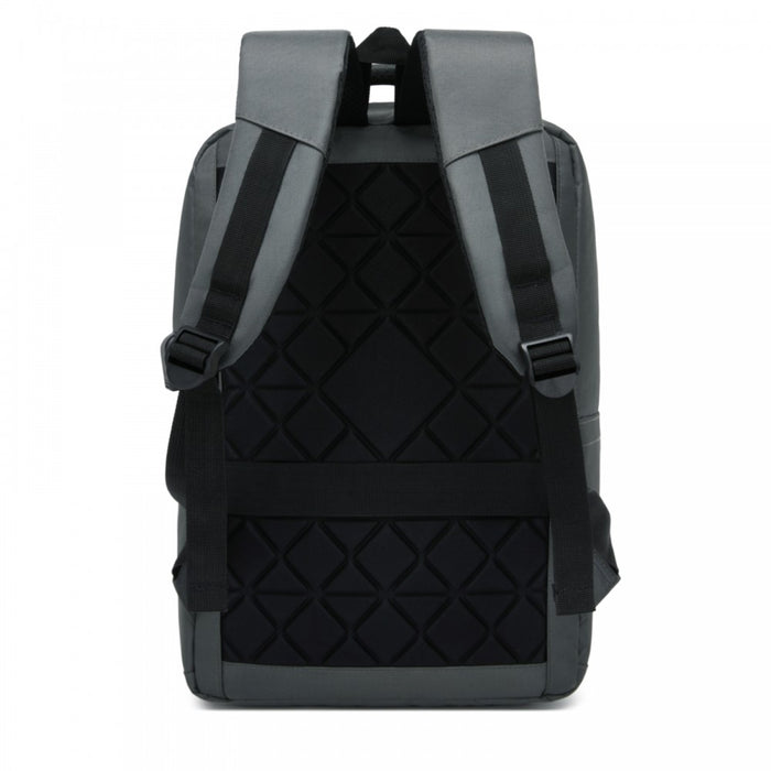 BPS2603 - Premium Laptop Backpack, 15.6 Inch USB Charging Backpack with Padded Laptop Sleeve, Ideal for Work and Commuting - Grey