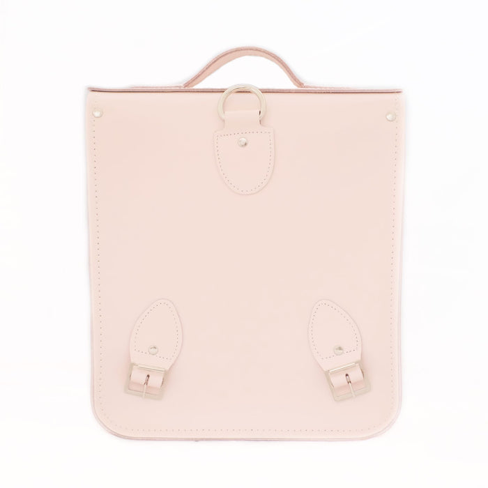 Handmade Leather City Backpack - Cherry Blossom