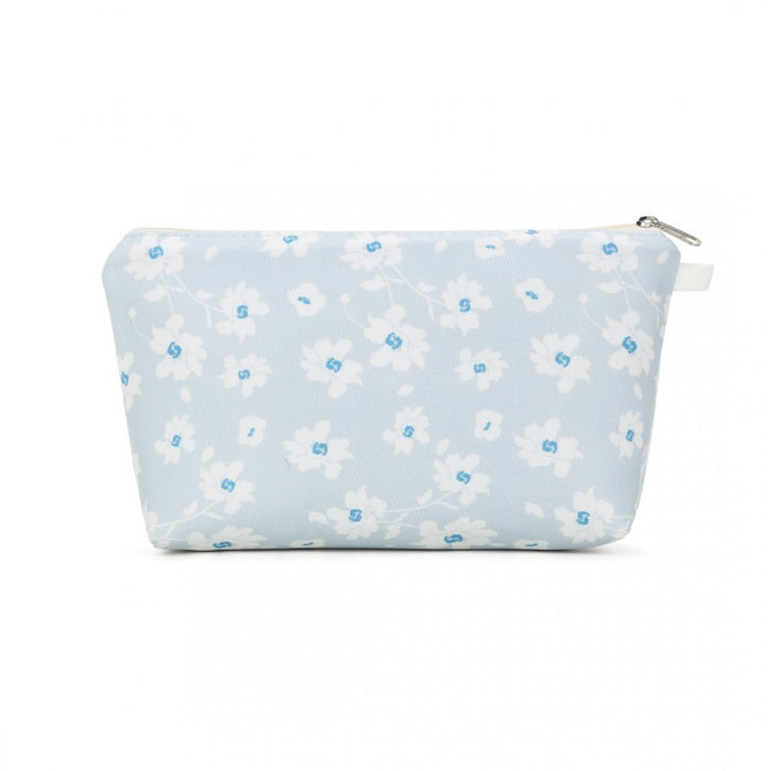 COM2443 - Miss Lulu Multi-Functional Charming Print Cosmetic Bag & Storage Bag for Travel and Everyday Use - Blue
