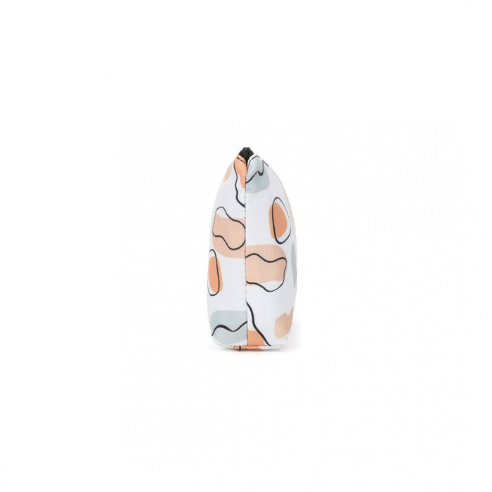 COM2443 - Miss Lulu Multi-Functional Charming Print Cosmetic Bag & Storage Bag for Travel and Everyday Use - White