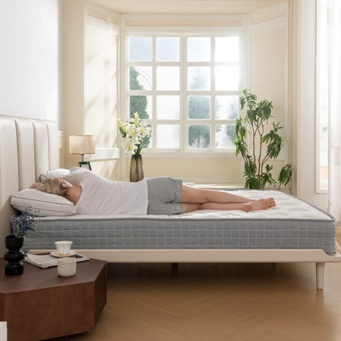 MTS008 - Good Nite Memory Foam & Bonnell Spring Mattress – Pressure Relief, Breathable & Hypoallergenic Comfort - 90×190×18cm