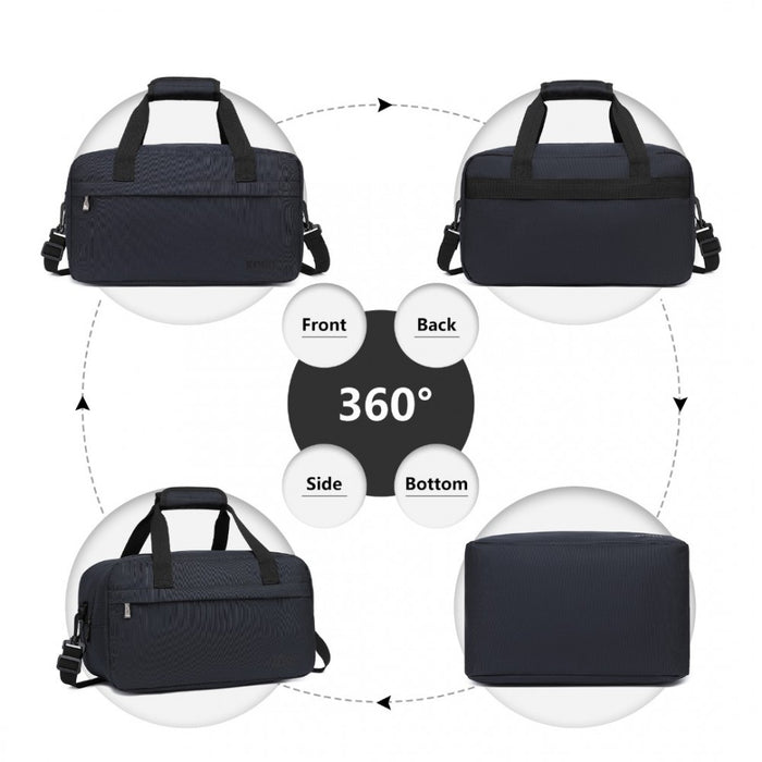 E1960S - Kono Lightweight Multi Purpose Unisex Sports Travel Duffel Bag - Dark Blue
