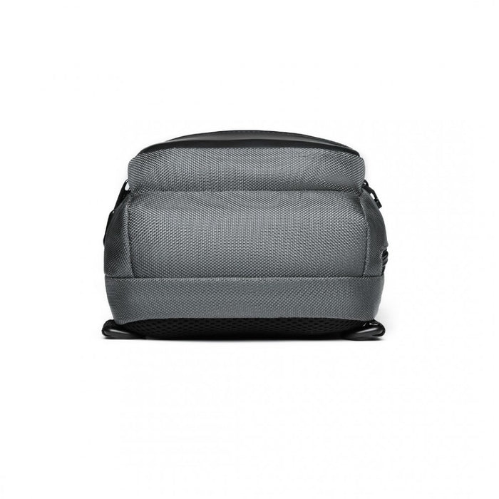 EG2403 - Kono Smart Sling Chest Bag with USB Charging Port Lightweight Single Strap Crossbody Backpack for Daily Use Ideal for Men and Women - Grey And Black