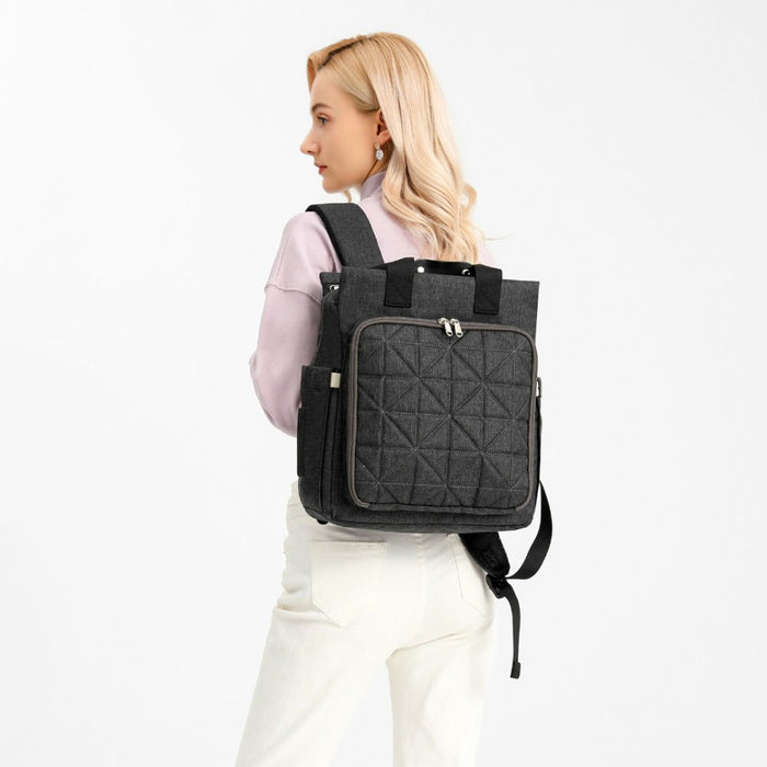 EM2105 - Kono Simple Lightweight Maternity Changing Bag - Pink