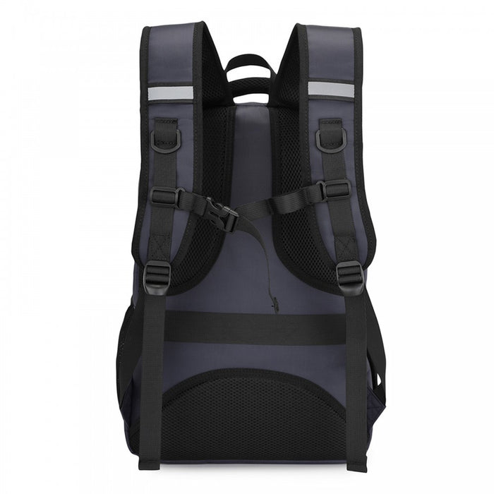 EM2130 - Kono Functional Travel Backpack With USB Charging Port - Navy