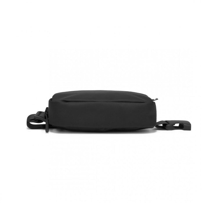 EQ2345 - Kono Sleek And Stylish Minimalist Classic Waterproof Waist Pack - Black