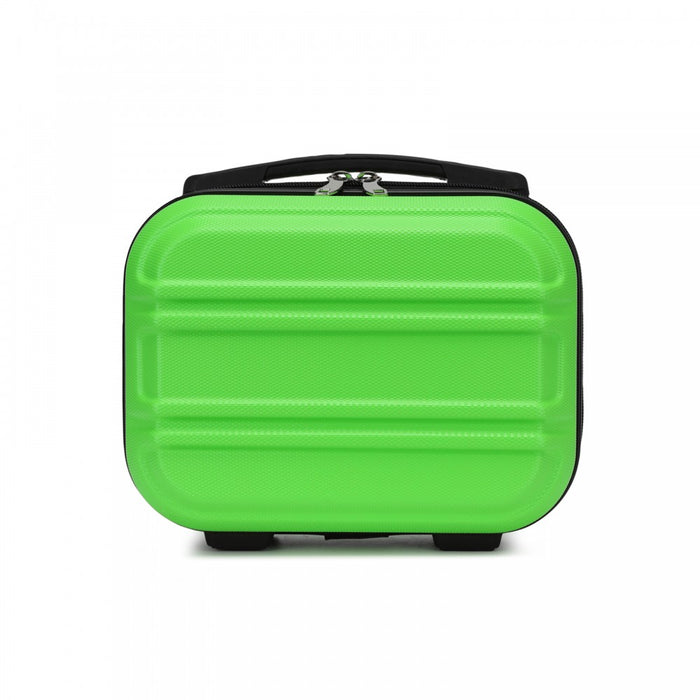 K1871-1L - Kono 12 Inch Lightweight Hard Shell ABS Vanity Case - Green