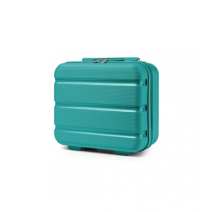 K2092L - Kono 14 Inch Bright Hard Shell PP Vanity Case - Blue
