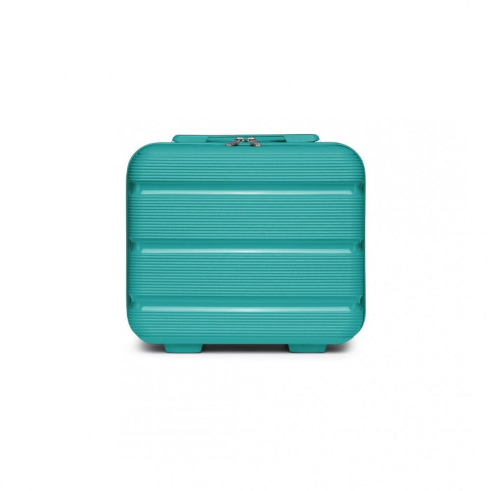 K2092L - Kono 14 Inch Bright Hard Shell PP Vanity Case - Blue