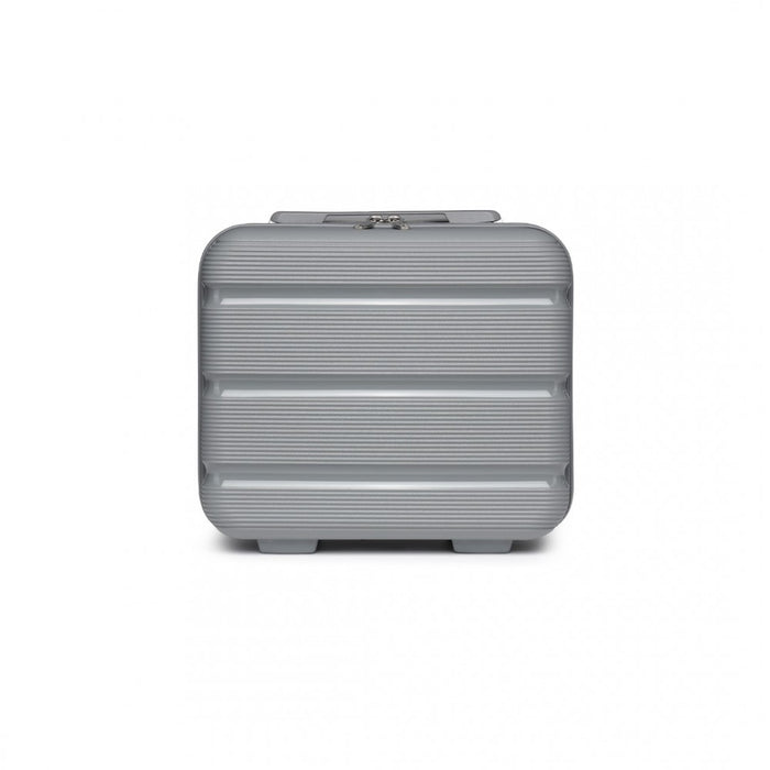 K2092L - Kono 14 Inch Bright Hard Shell PP Vanity Case - Grey