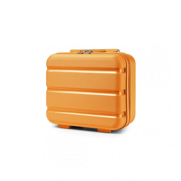 K2092L - Kono 14 Inch Bright Hard Shell PP Vanity Case - Orange