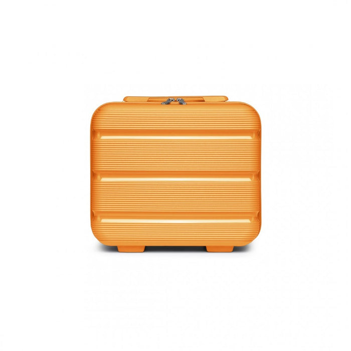 K2092L - Kono 14 Inch Bright Hard Shell PP Vanity Case - Orange