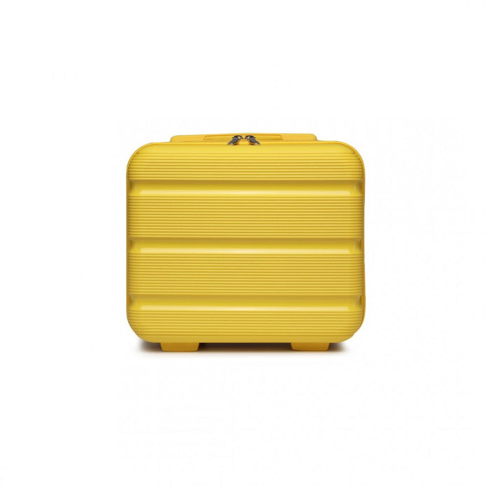 K2092L - Kono 14 Inch Bright Hard Shell PP Vanity Case - Yellow