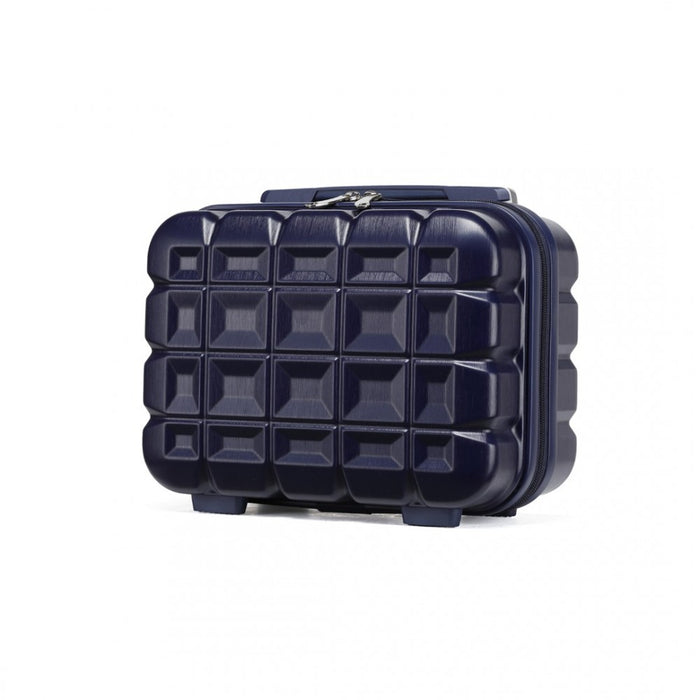 K2292L - Kono 13 Inch Lightweight Hard Shell ABS Vanity Case - Navy