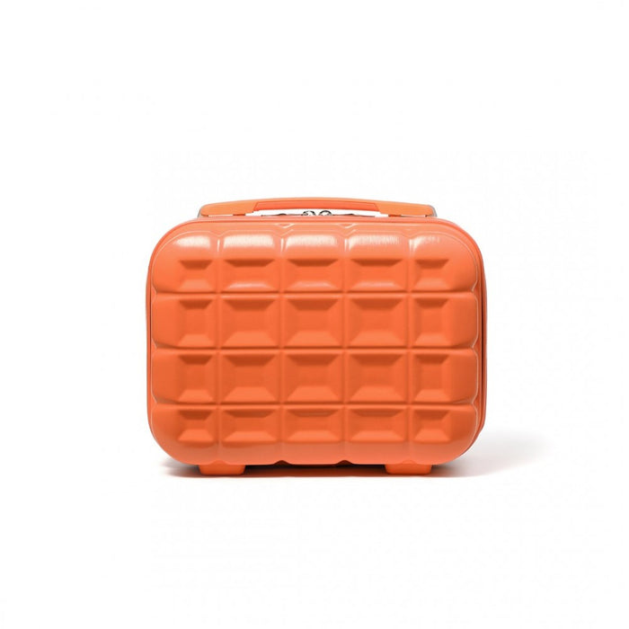K2292L - Kono 13 Inch Lightweight Hard Shell ABS Vanity Case - Orange