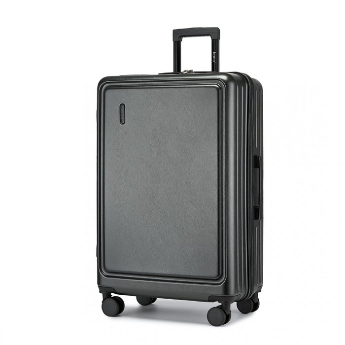 KSK2493 - Kono Durable 28 Inch ABS+PC Hardshell Suitcase with TSA Lock Lightweight Travel Luggage with 360° Spinner Wheels - Grey
