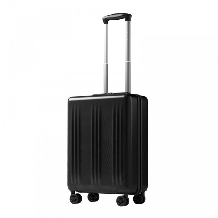 KSK2583 - Kono Premium ABS+PC 20 Inch Hard Shell Cabin Suitcase with TSA Lock and Smooth 360° Silent Spinner Wheels - Black