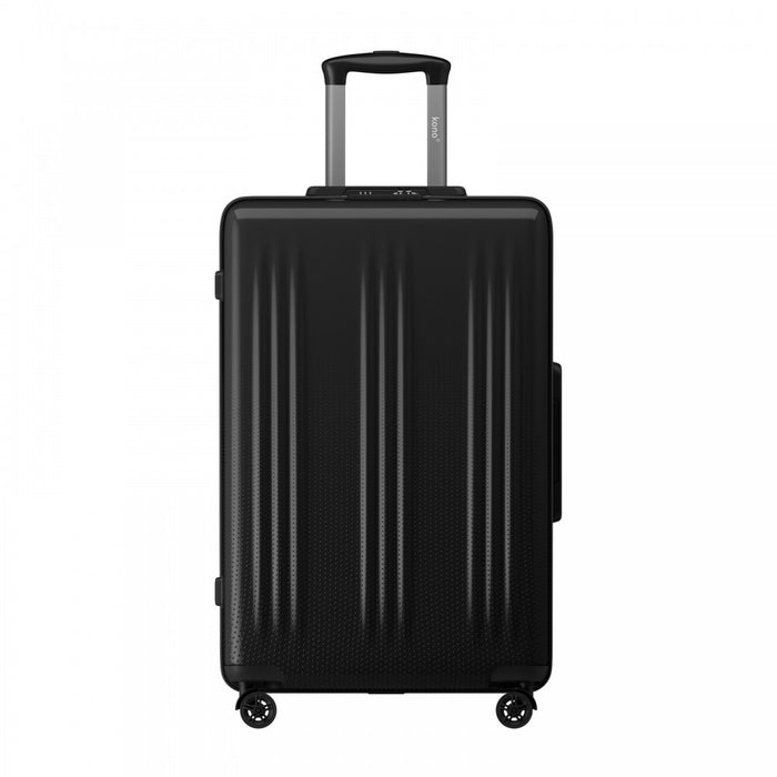KSK2583 - Kono Premium ABS+PC 28 Inch Hard Shell Large Travel Suitcase for Long Haul Travel with TSA Lock - Black