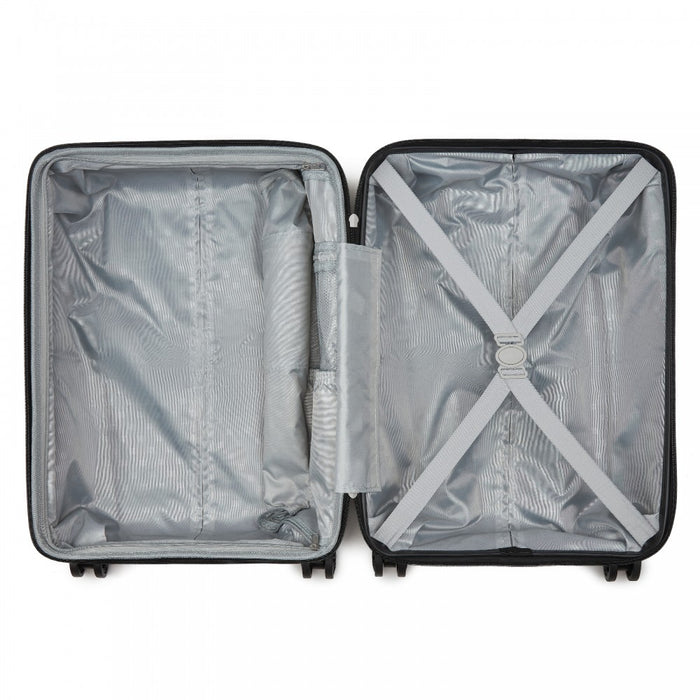 KSK2595 - Kono 28-Inch Hard Shell Scratch-Resistant PP Luggage with Cup Holder, TSA Lock & Expandable Design-Check-in Luggage For Travel - Navy