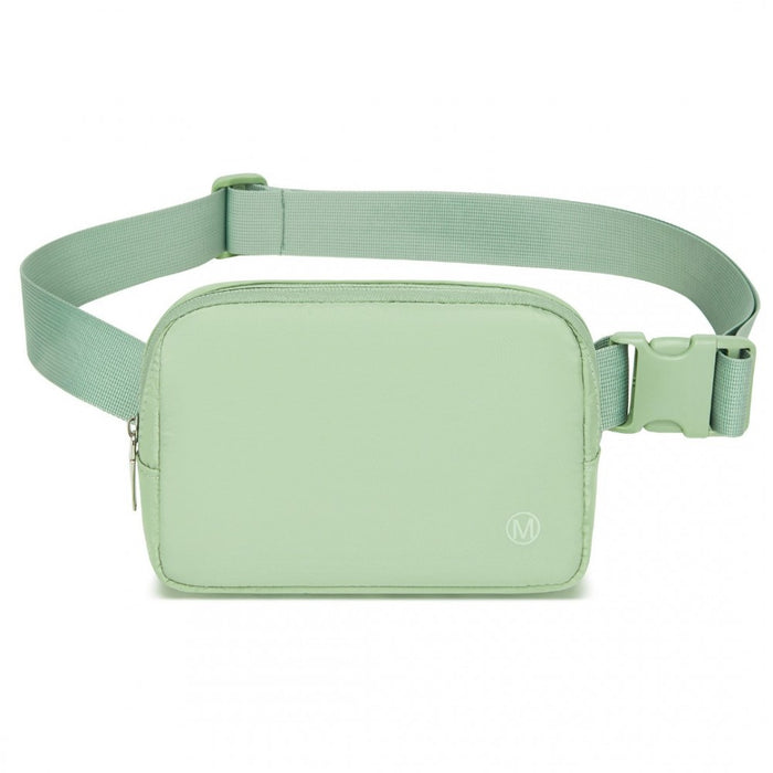 L2337 - Miss Lulu Lightweight Stylish Water-Resistant Casual Bum Bag - Green