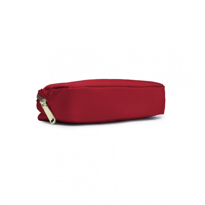 L2337 - Miss Lulu Lightweight Stylish Water-Resistant Casual Bum Bag - Burgundy