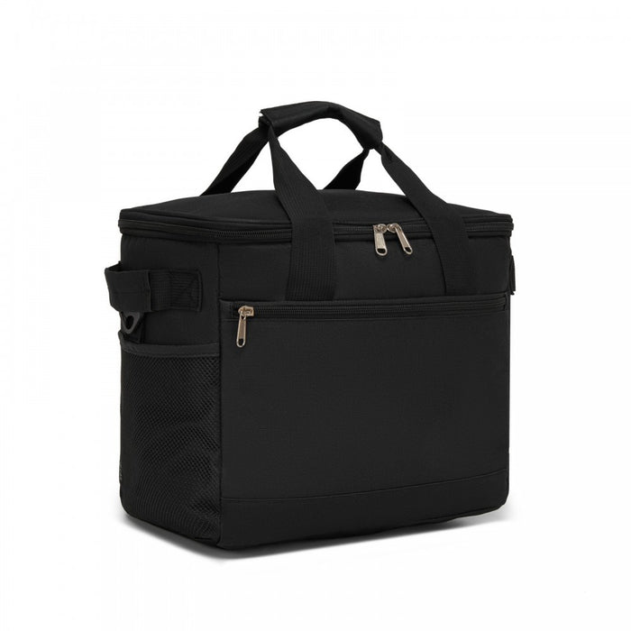 LBK2535S - Kono Small 20L Portable Lunch Bag with Enhanced Insulation–Compact & Convenient for Travel and Commuting - Black