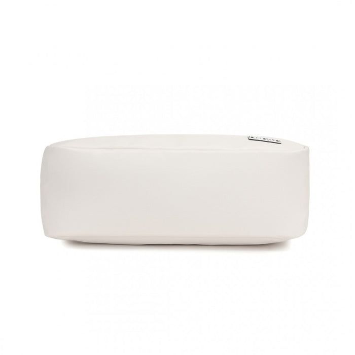 MSM2425 - Miss Lulu Vintage Chic Lightweight Water-Resistant Crossbody Bag - Beige