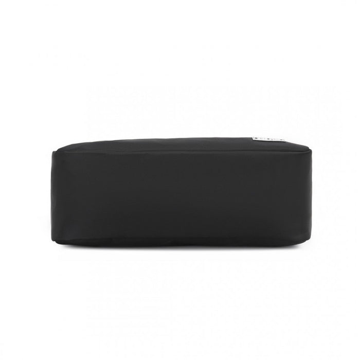 MSM2425 - Miss Lulu Vintage Chic Lightweight Water-Resistant Crossbody Bag - Black