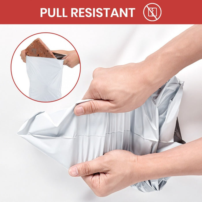 MAIL XL 100 - Poly Mail Bags Extra Large Size 17"x23" Waterproof, Tear-Resistant, Self-Seal Postal Bags - 100 Pieces