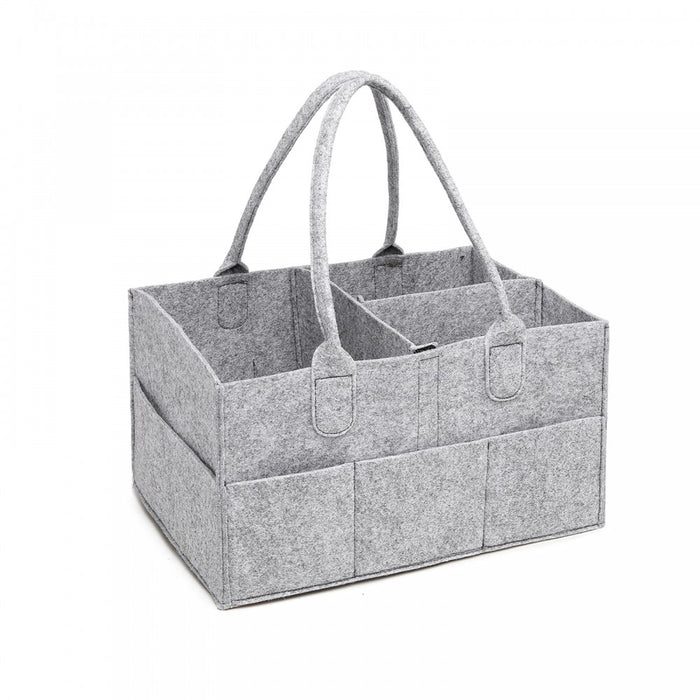 S2049 - Kono Felt Caddy Organiser With Storage - Grey