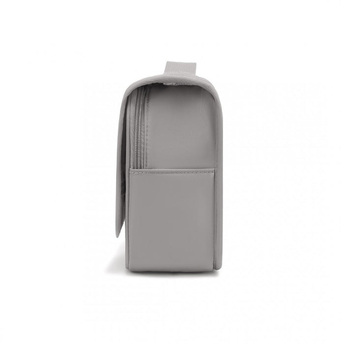 S2342 - Classic Hanging Multi-Pocket Waterproof Travel Makeup Bag - Grey