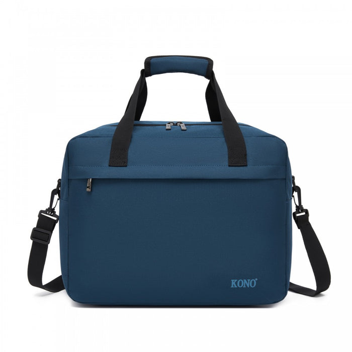 TVK2560 - Kono 40×30×20 cm Large-Capacity Travel Bag–Airline-Approved Underseat Cabin Bag,Perfect for Fitness,Travel,and Weekend Getaways - Navy