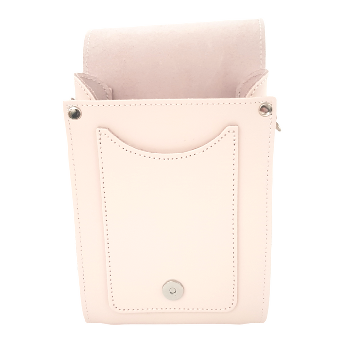 Handmade Leather Festival Phone Bag - Cherry Blossom