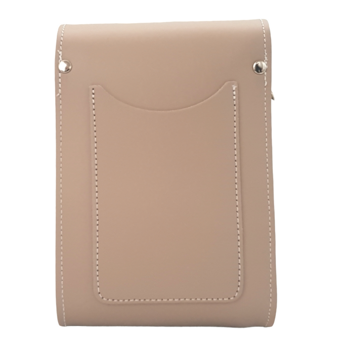 Handmade Leather Festival Phone Bag - Iced Coffee