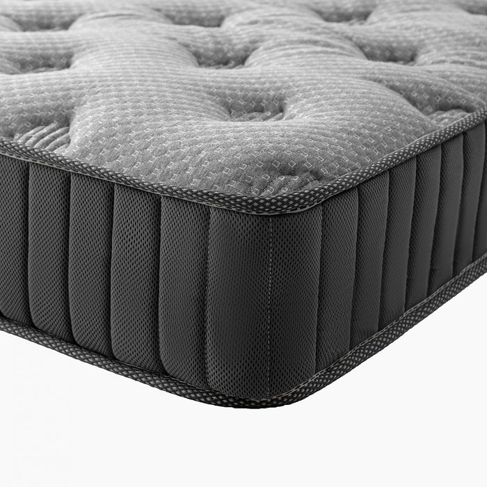MTS009 - Good Nite 18cm Medium Firm Memory Foam and Bonnell Spring Mattress – Pressure Relief, Cooler Sleep - 90x190x18cm