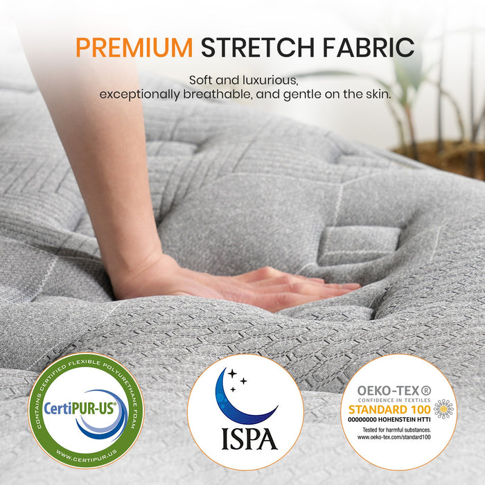 MTS007 - Good Nite 7-Zone Hybrid Pocket Springs Medium-Firm Mattress with 3D Breathable Fabric - 90×190×25cm