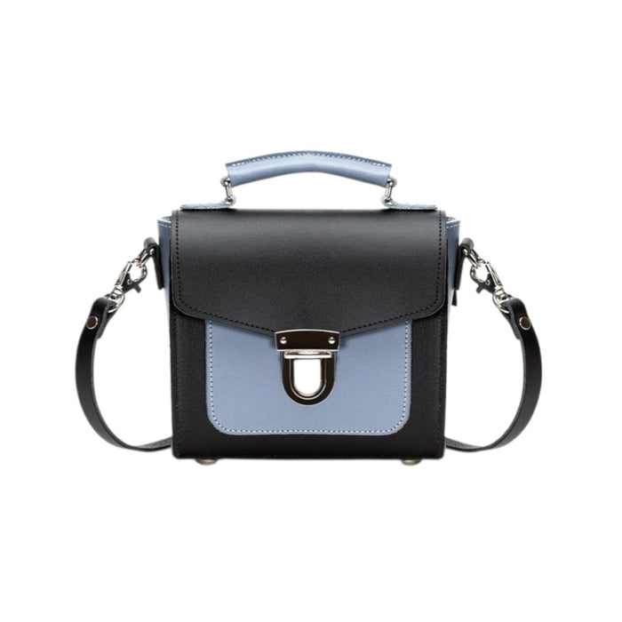 Handmade Leather Sugarcube Handbag - Mocha Mauve